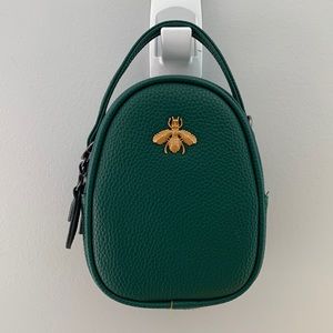 Green crossbody purse